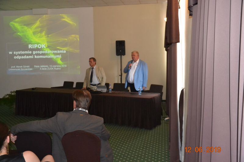 Konferencja ,,RIPOK w systemie gospodarki odpadami komunalnymi'' X -lecie Spółki ZUOK RUDNO
